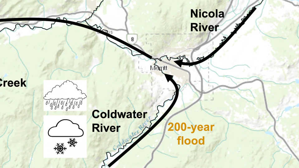 A Tale of Two Tributaries: Floodplain mapping in the Nicola Valley with Copulas